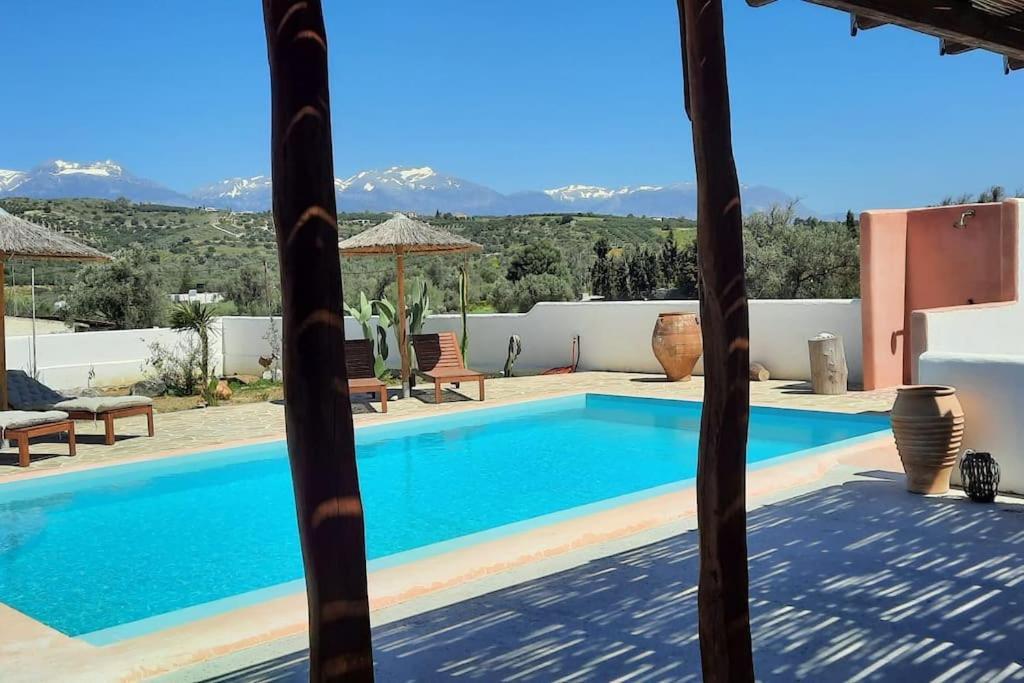 Villa Louloudia Stylish Luxury Villa With Private Pool Picídia Kültér fotó